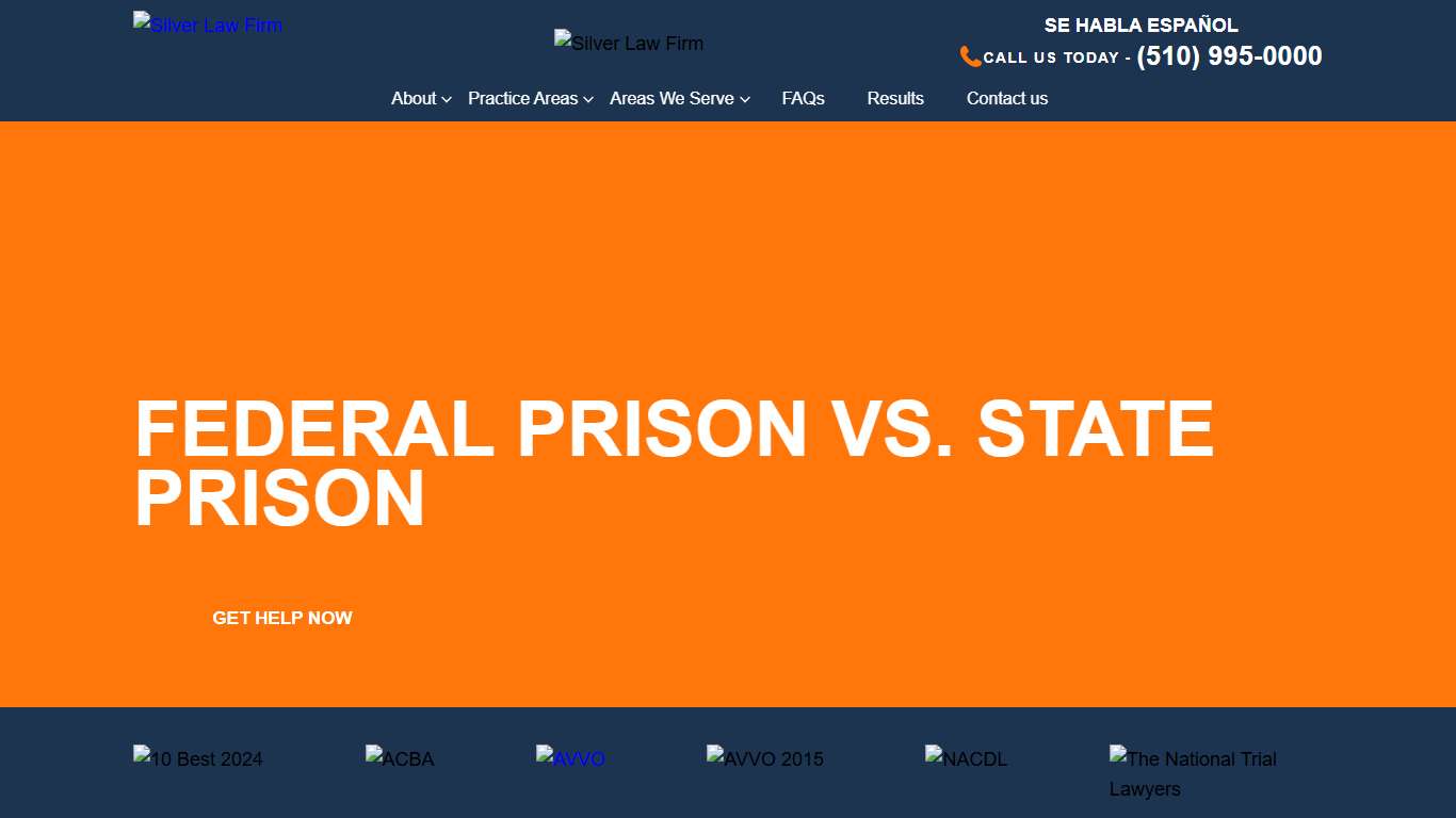 Federal Prison vs. State Prison Silver Law Firm